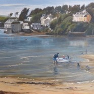 Boating, Porthilly Beach  SOLD
