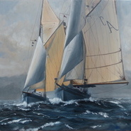 Annabel J racing at Falmouth. SOLD