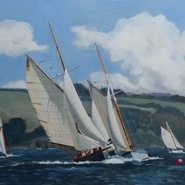 Gaffers racing at Falmouth