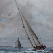 J Class Yachts racing at Falmouth  SOLD