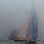 J-Class Yachts, Foggy Day, Falmouth 2012  SOLD