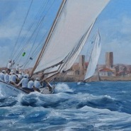 Mary Rose, Les Voiles d'Antibes. SOLD