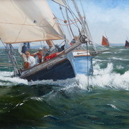 To the Leeward Mark - Exhibited RSMA 2016  SOLD