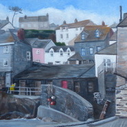 Port Isaac in Winter  SOLD