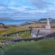 St Enodoc Church, Early Spring  (1) SOLD