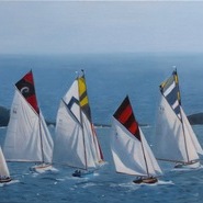 Working Boats racing at Falmouth  SOLD